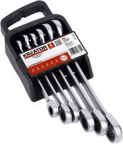 Kreator Ratchet Spanner Set 10-19mm 6pcs