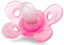 ortodontinis - CHICCO čiulptukas Physio Comfort silicone 4m+ 1vnt Pink - 2 nuotrauka