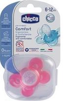ortodontinis - CHICCO čiulptukas Physio Comfort silicone 4m+ 1vnt Pink - 5 nuotrauka