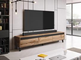 nord 3 - Cama Meble Nord TV Stand Anthracite - 4 nuotrauka