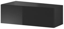 Cama Meble Vigo Slant 90 TV Stand Black/Black Gloss