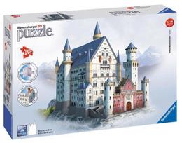 ravensburger 3d puzzle - 3D dėlionė Ravensburger 3D Neuschwanstein Castle, 216 dalių - 1 nuotrauka