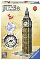 laikrodzio dalys - 3D dėlionė Ravensburger Big Ben With Real Clock 12586, 216 dalių - 1 nuotrauka