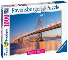 Dėlionė Ravensburger Beautiful Skylines Golden Gate Bridge 724502, 1000 dalių