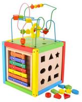 medinis kubas - 4IQ Large Wooden Educational Puzzle Cube 5in1 XXL - 2 nuotrauka