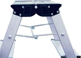 kopecios m - Krause Aluminium Dubbele Trap Rolly 130037 - 2 nuotrauka