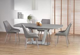 1600x - Valgomojo stalas Halmar Bilotti Light Grey, 1600x900x760 mm - 4 nuotrauka