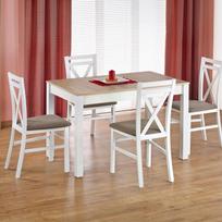 Valgomojo stalas Halmar Maurycy Sonoma Oak/White, 1180-1580x750x760 mm