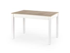 isskleidziamas stalas azuolas - Valgomojo stalas Halmar Maurycy Sonoma Oak/White, 1180-1580x750x760 mm - 2 nuotrauka
