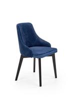 Valgomojo kėdė Halmar Toledo 3 Dark Blue/Black, 1 vnt.