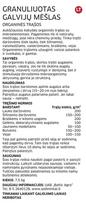 granuliuotas meslas - Trąšos Baltic Agro organinės, galvijų mėšlo, 7,5 kg - 2 nuotrauka