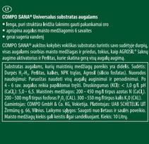 durpes mokivezi - Substratas gėlėms Compo, 10 l - 2 nuotrauka