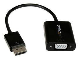 StarTech DisplayPort To VGA Display Adapter 10cm Black
