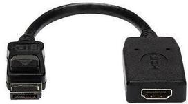 adapteris dvi to hdmi - StarTech DisplayPort To HDMI Adapter 24cm Black - 1 nuotrauka
