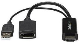 usb video adapteris - StarTech HDMI to DisplayPort Video Adapter Black - 2 nuotrauka