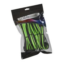 extension cable kit - CableMod Classic ModMesh Cable Extension Kit 8+6 Series Black/Light Green - 2 nuotrauka
