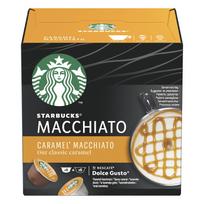 senukai kavos kapsules - Nescafe Dolce Gusto STARBUCKS Caramel Macchiato, 12kap. , 127,8 g - 1 nuotrauka