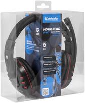 zaidimu ausines - Defender Warhead G-160 Black/ Red - 3 nuotrauka