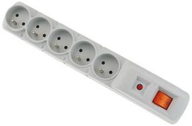 surge protector - HSK Data Surge Protector 5 Outlet Grey 5m - 3 nuotrauka