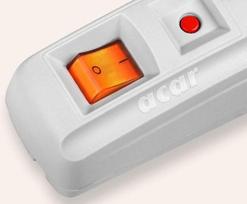 surge protector - HSK Data Surge Protector 5 Outlet Grey 1.5m - 2 nuotrauka