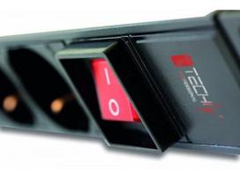 ilgintuva rite - Techly Rack 19 PDU 12 VDE Outputs with C20 Plug and Switch - 2 nuotrauka