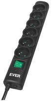 Ever Power Strip 6 Outlet 1.5m Black