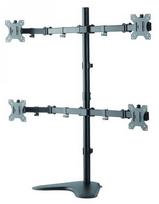 monitoriu laikiklis 100x100 - Sbox LCD-F048 Desktop Stand for 4 Monitors - 1 nuotrauka