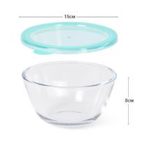 Pirkti Fissman Bowl With Lid 15x8cm 0.8l Blue - Photo 3