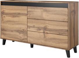 Cama Meble Nord Chest Of Drawers Wotan Oak/Anthracite