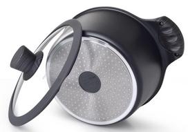aliuminis puodas - Fissman Prestige Casserole With Glass Lid D20cm 2.4l - 3 nuotrauka