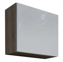 azuolas sonoma lentyna - Cama Meble Vigo Square Cabinet Sonoma Oak/White Gloss - 1 nuotrauka