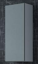 balta spinta 35 - Cama Meble Vigo 90 Full Cabinet White/Grey Gloss - 1 nuotrauka