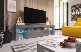 Cama Meble Toro 158 TV Stand Grey/Grey Gloss