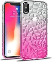Swissten Crystal Clear Silicone Case for Apple iPhone 7 / 8 Transparent Pink