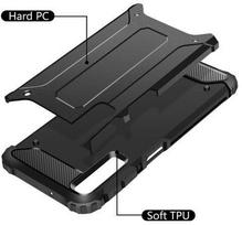 huawei p smart telefono deklas - Mocco Armor Cover TPU Back Case for Huawei P Smart 2020 Black - 3 nuotrauka