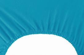paklode su guma 80 200 - DecoKing Amber Bedsheet 80-90x200 Marine - 4 nuotrauka