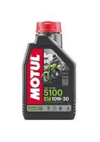 alyva 10w30 - Motociklų variklių tepalas Motul 5100 4T, 10W-30, 1 l - 1 nuotrauka