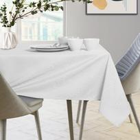 balt stalt - AmeliaHome Gaia Tablecloth HMD White 140x450cm - 5 nuotrauka