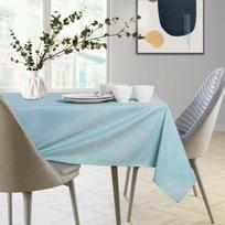 staltiese 120x120 - AmeliaHome Gaia Tablecloth HMD Retro Blue 120x120cm - 3 nuotrauka