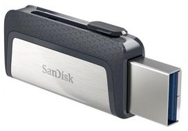 type c usb flash drive - SanDisk Ultra Dual 128 GB - 2 nuotrauka