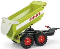 paspiriamas traktorius - Aksesuaras Rolly Toys Halfpipe CLAAS, žalias - 2 nuotrauka