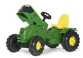 john deere paspiriamas traktorius - Traktorius Rolly Toys John Deere, geltonas/žalias - 2 nuotrauka