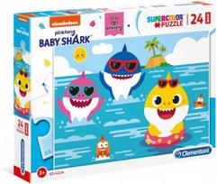 Dėlionė Clementoni Baby Shark 28519, 24 vnt.