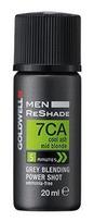 goldwell reshade - Goldwell Men Re-Shade žilus tonus išsklaidantys plaukų dažai vyrams 4 x 20 ml. - 7CA - Medium Ash Blond - 2 nuotrauka