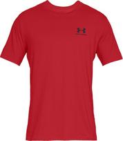 Under Armour Mens Sportstyle Left Chest SS Shirt 1326799-600 Red S