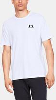 Pirkti Under Armour Mens Sportstyle Left Chest SS Shirt 1326799-100 White XXL - Photo 3