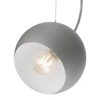 pakabiname sviestuvai sietynai - Lamkur Inez 37523 Ceiling Lamp 3x60W E27 Silver - 2 nuotrauka
