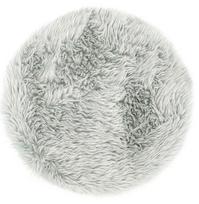 AmeliaHome Dokka Rug Round 90x90 Grey