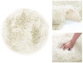 60x60 cm - AmeliaHome Dokka Rug Round 60x60 Ivory - 2 nuotrauka