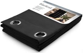 AmeliaHome Blackout Curtains Black 140x270cm